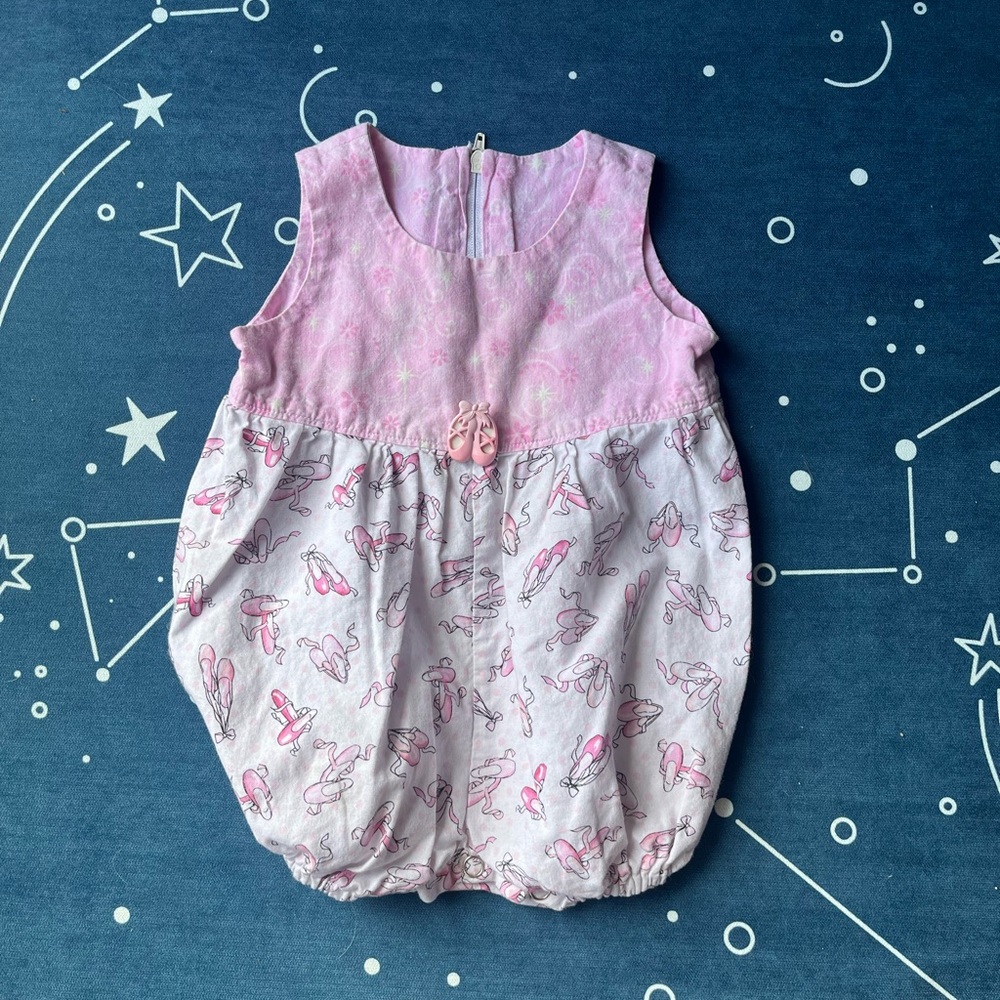 Handmade Ballerina 3-6 Months Infant Romper